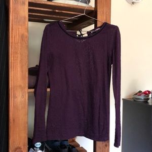 Loft lace long sleeve